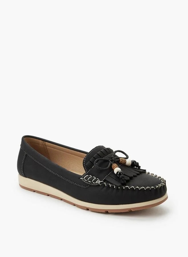 Le Confort BLACK Women Slip-On Loafers for Women | Best Price UAE